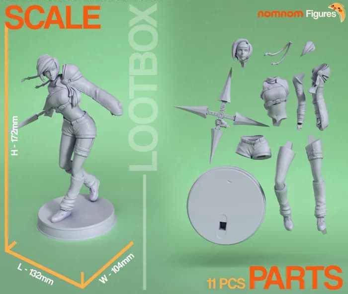 STL - yuffie render 2