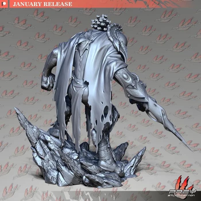 STL - zeratul 1 24 scale presupported render 2