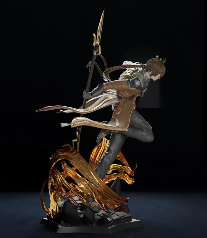 STL - zhongli render 2