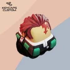 STL - tanjiro keycap render 2