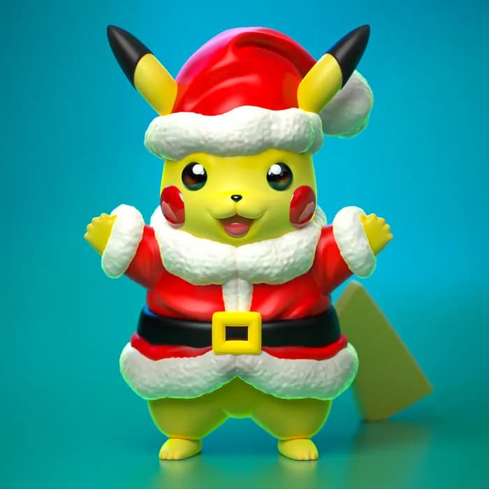 STL - ydeval #025 pikachu render 3