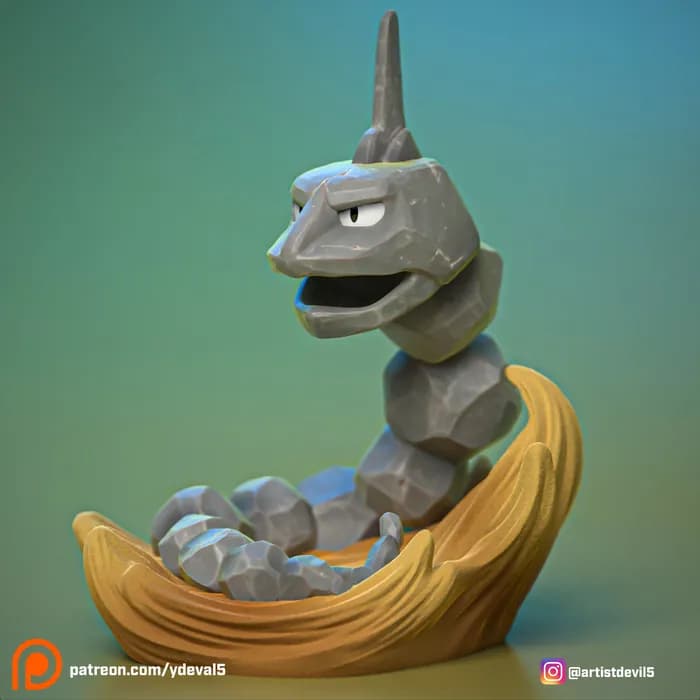STL - ydeval #095 onix render 1