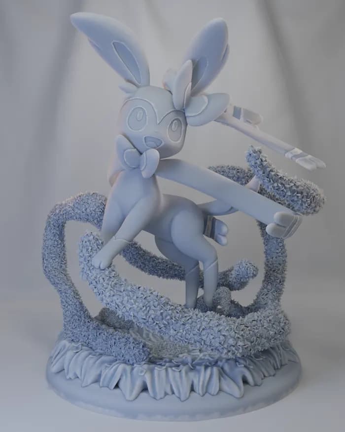 STL - sylveon render 2